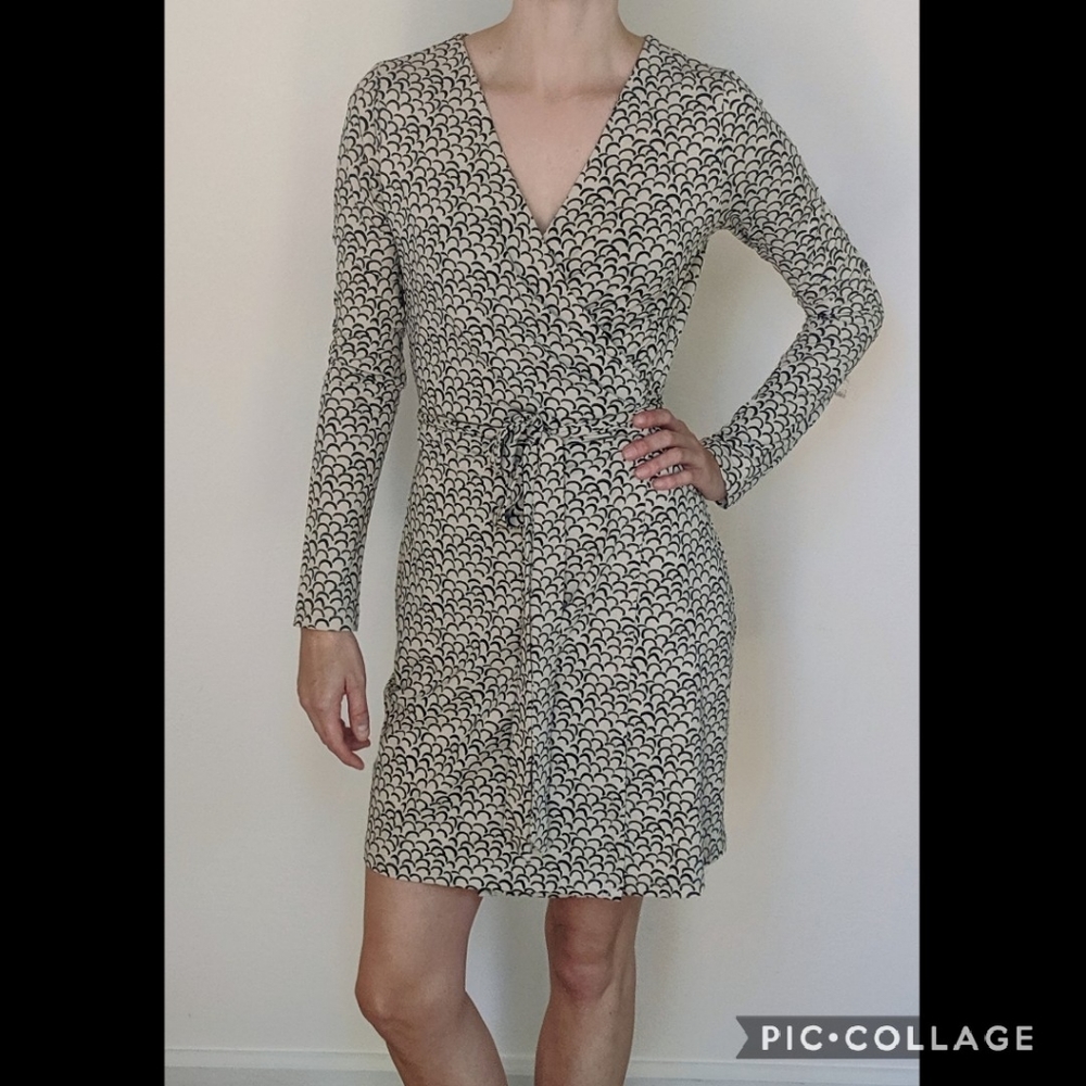 Slinky wrap dress, Arc & Co, size S
